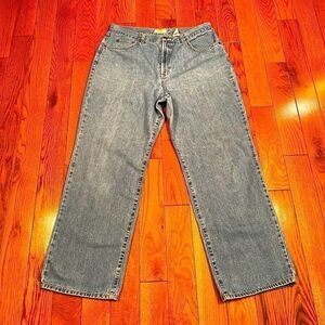 BLUE TALBOTS PETITES JEANS SIZE 16
